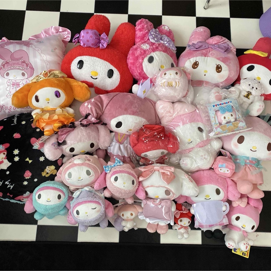 サンリオ マイメロ 大量 まとめ ぬいぐるみ マスコット クッション セット
