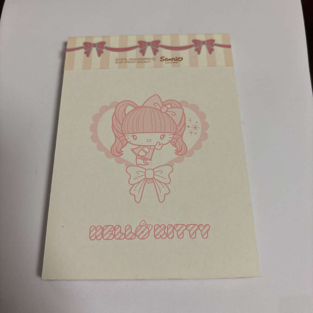 辻希美 ハローキティ コラボメモ 辻ちゃん HELLO KITTY