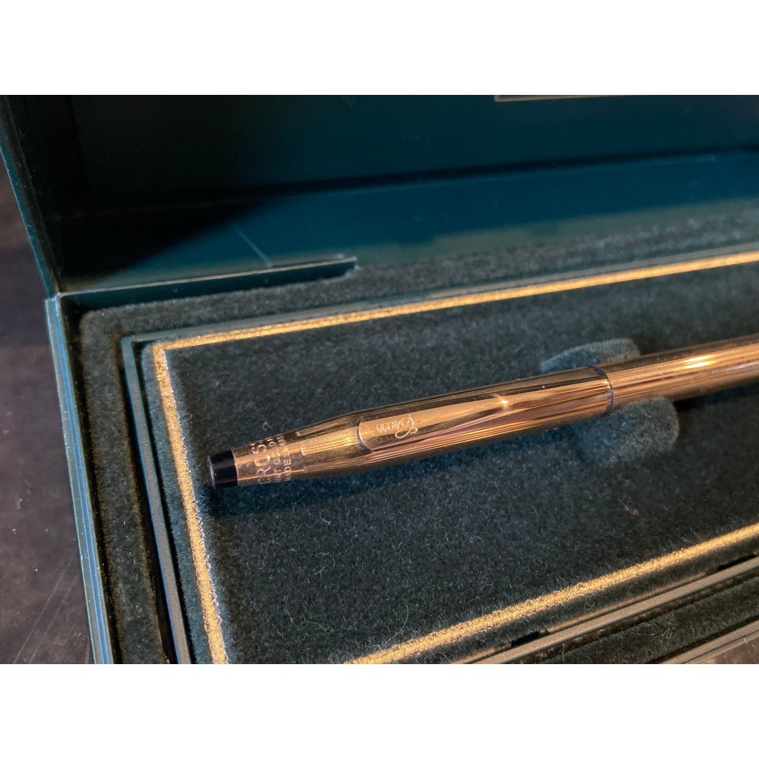 ◇クロス CROSS ボールペン 14KT GOLD 筆記体 ヴィンテージ(3