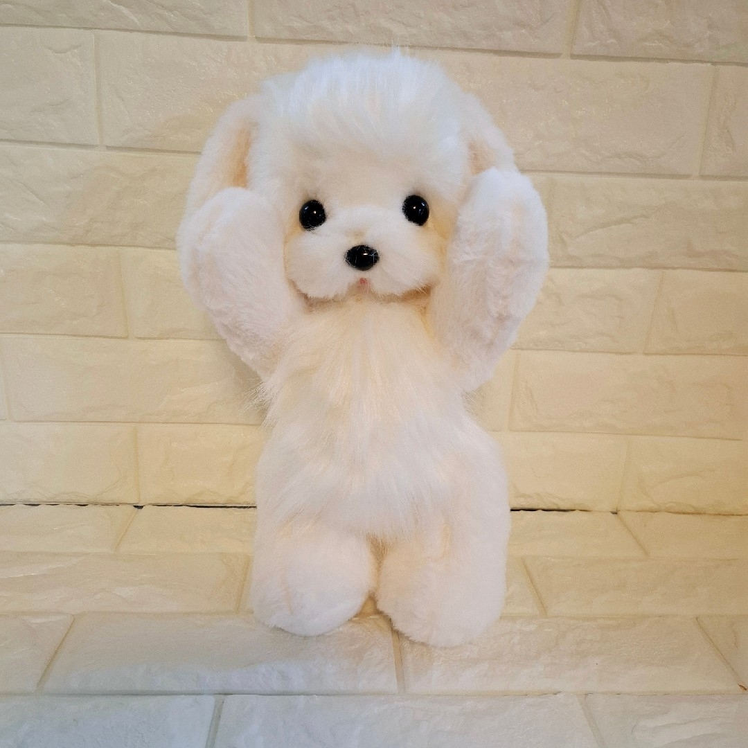 20.ぬいぐるみ、犬、テディマルチーズ、ハンドメイド、オリジナル、特大、