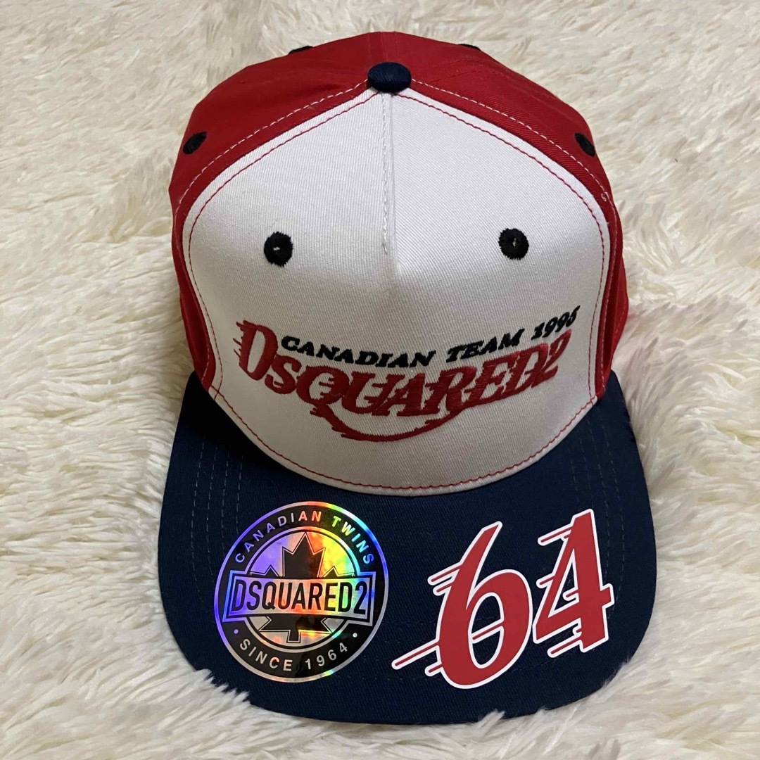 DSQUARED2 - 希少L 未使用 ディースクエアード Basket Baseball Capの