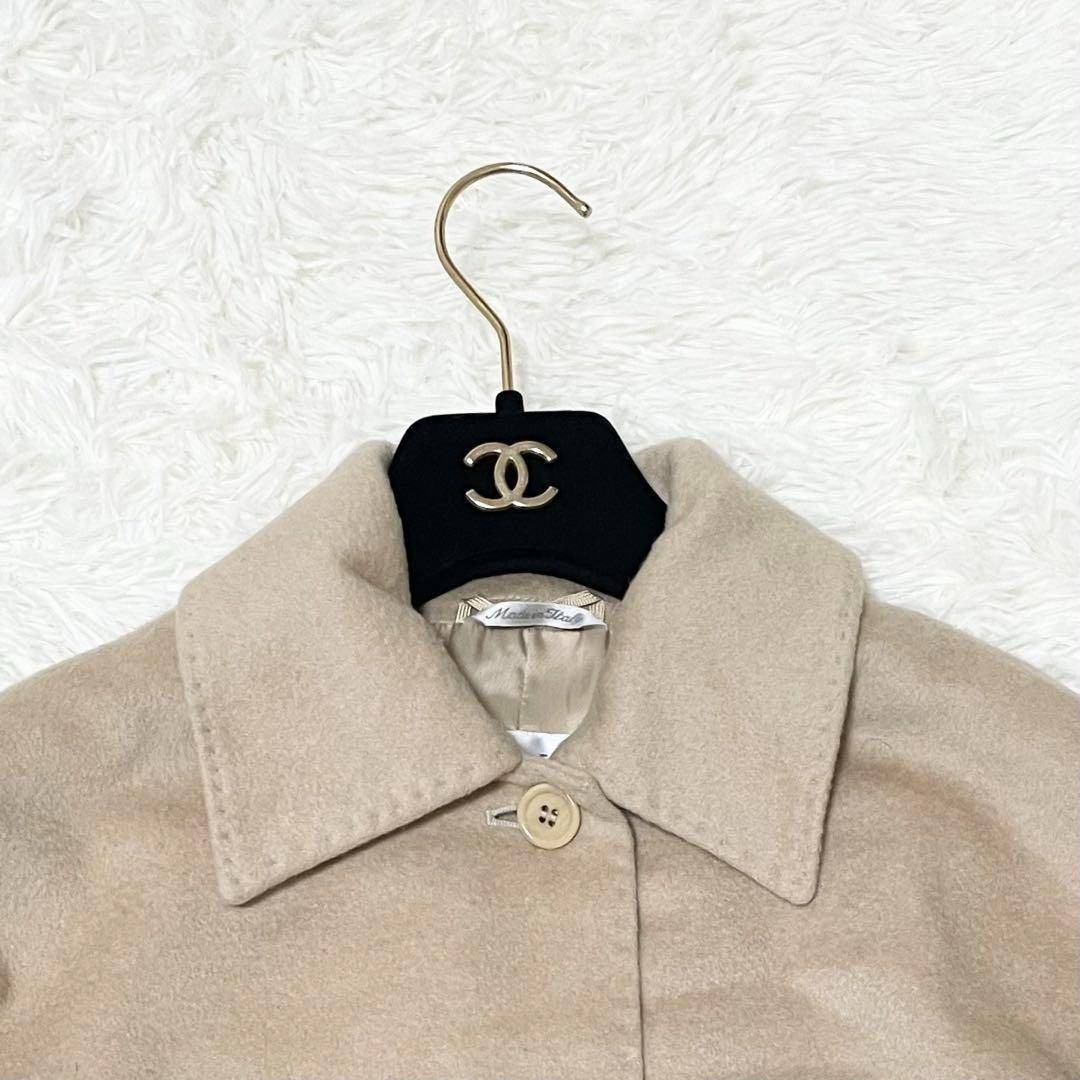 美品✨マックスマーラ 最高峰 白タグ キャメル100% チェスター コート