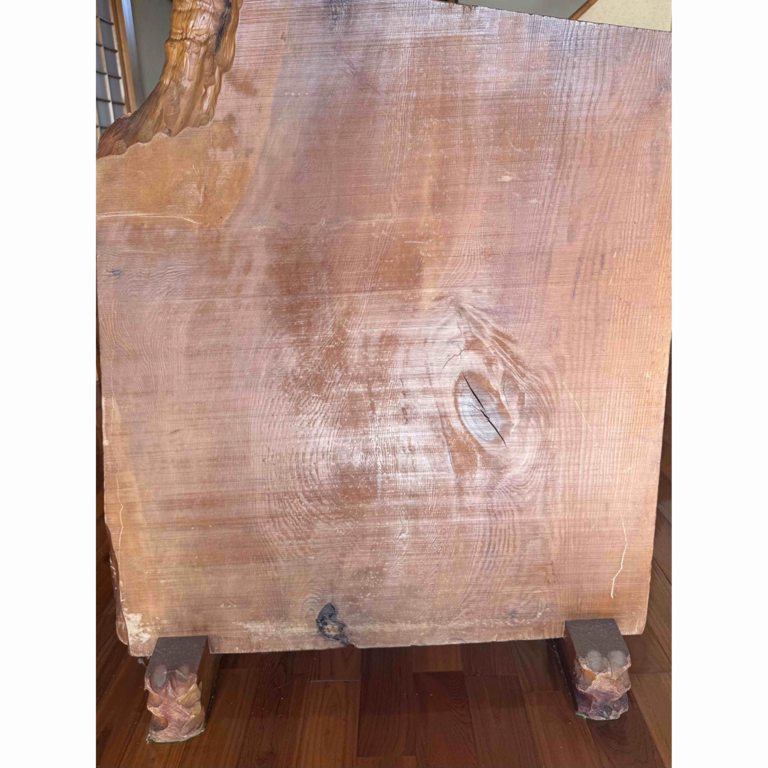 希少・一点もの】鳳凰彫刻 一枚板