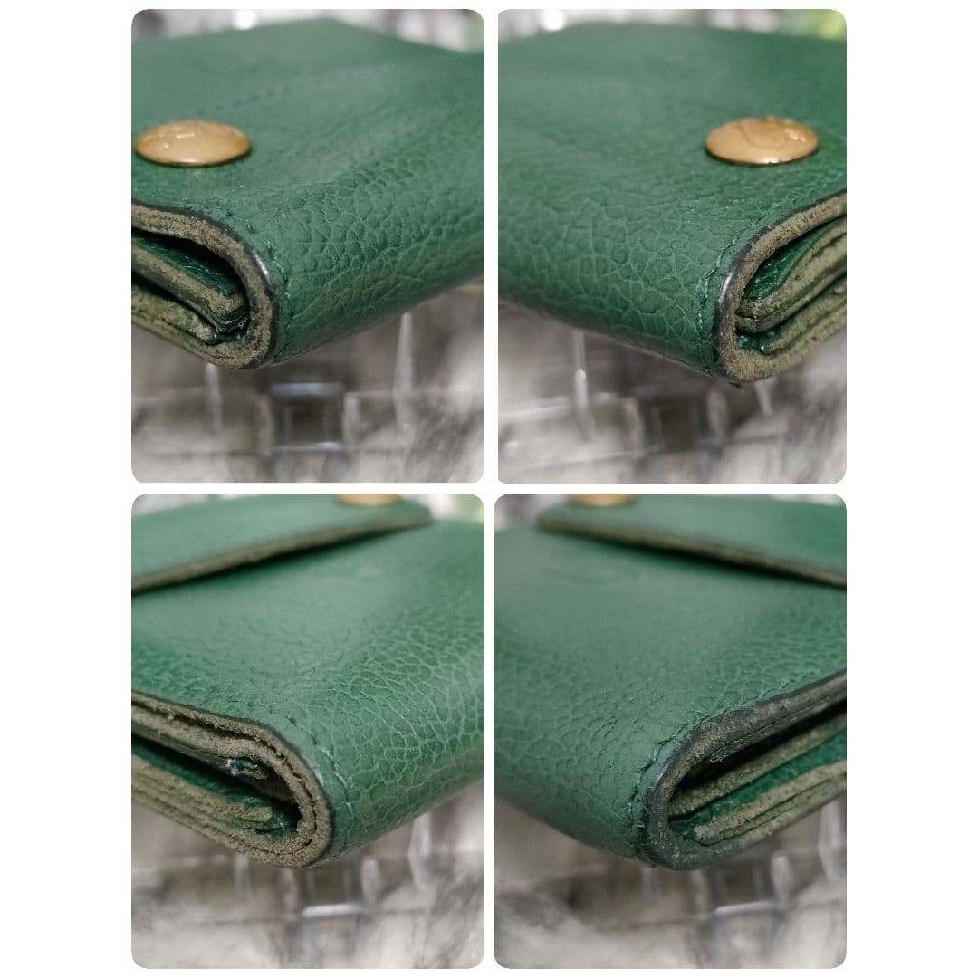 IL BISONTE - 極希少 廃盤品 イルビゾンテ 折り財布 グリーン IL