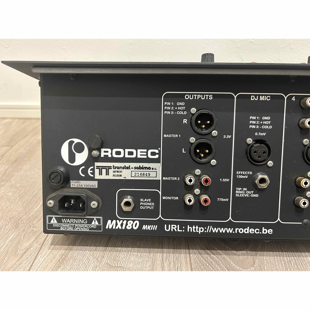 RODEC MX180 MKIII ミキサー DJ サウンド