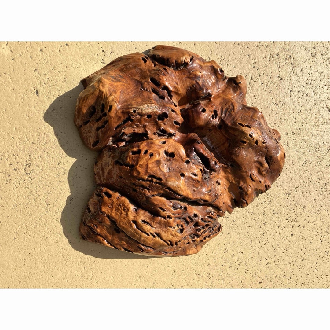 盆栽台 天然木 瘤 原木 花台 玉杢 ビンテージ 骨董台