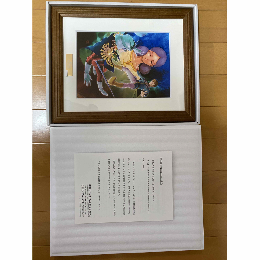 バンダイナムコ株主優待 アートコレクション 2025年 アムロとララァと