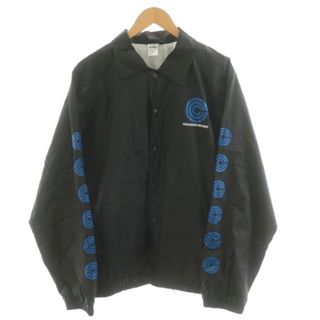 チャレンジャー CHALLENGER コーチジャケット ロゴ L 黒 青の通販 by