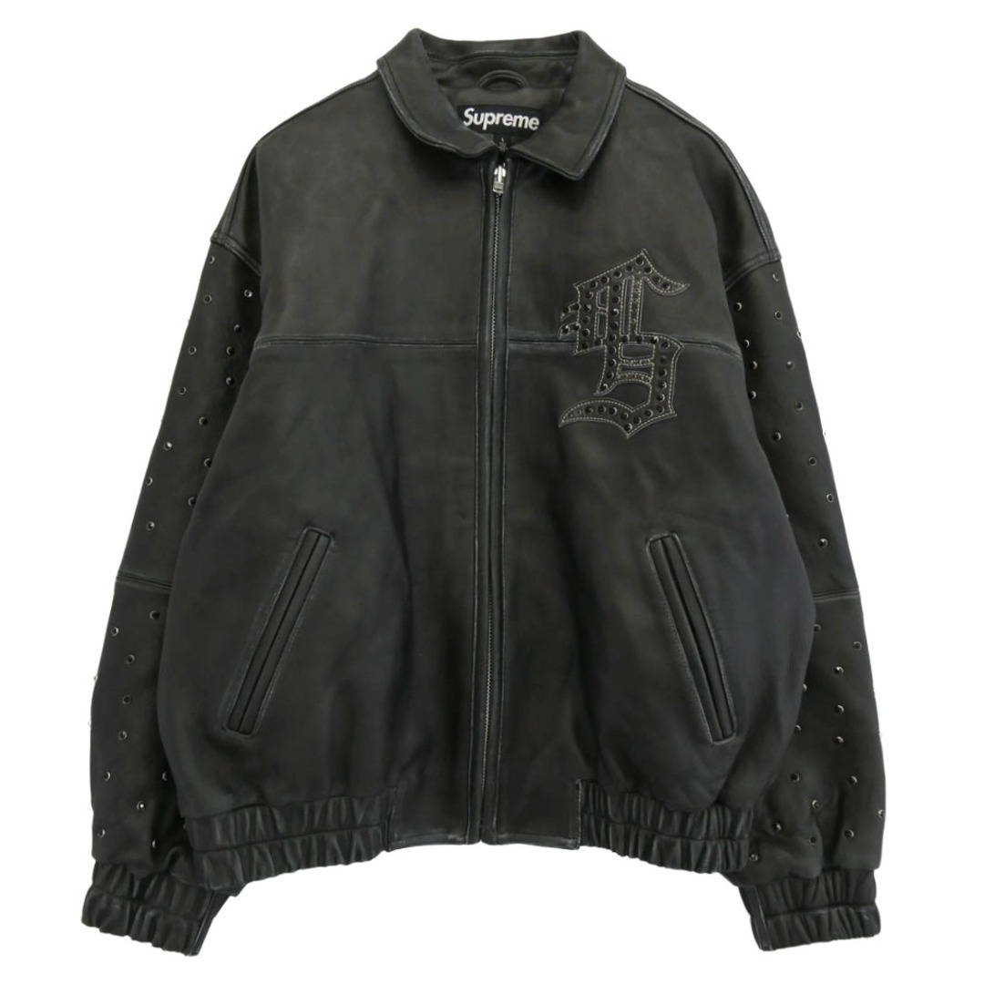 Supreme - Supreme シュプリーム Gem Studded Leather Jacket ジェム