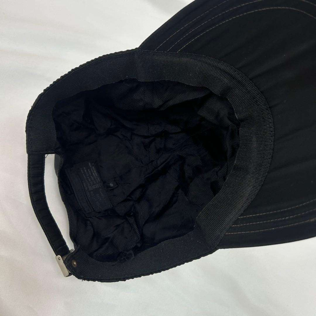 J531 プラダ イタリア製 ロゴ刺繍 ベースボールキャップ レディース