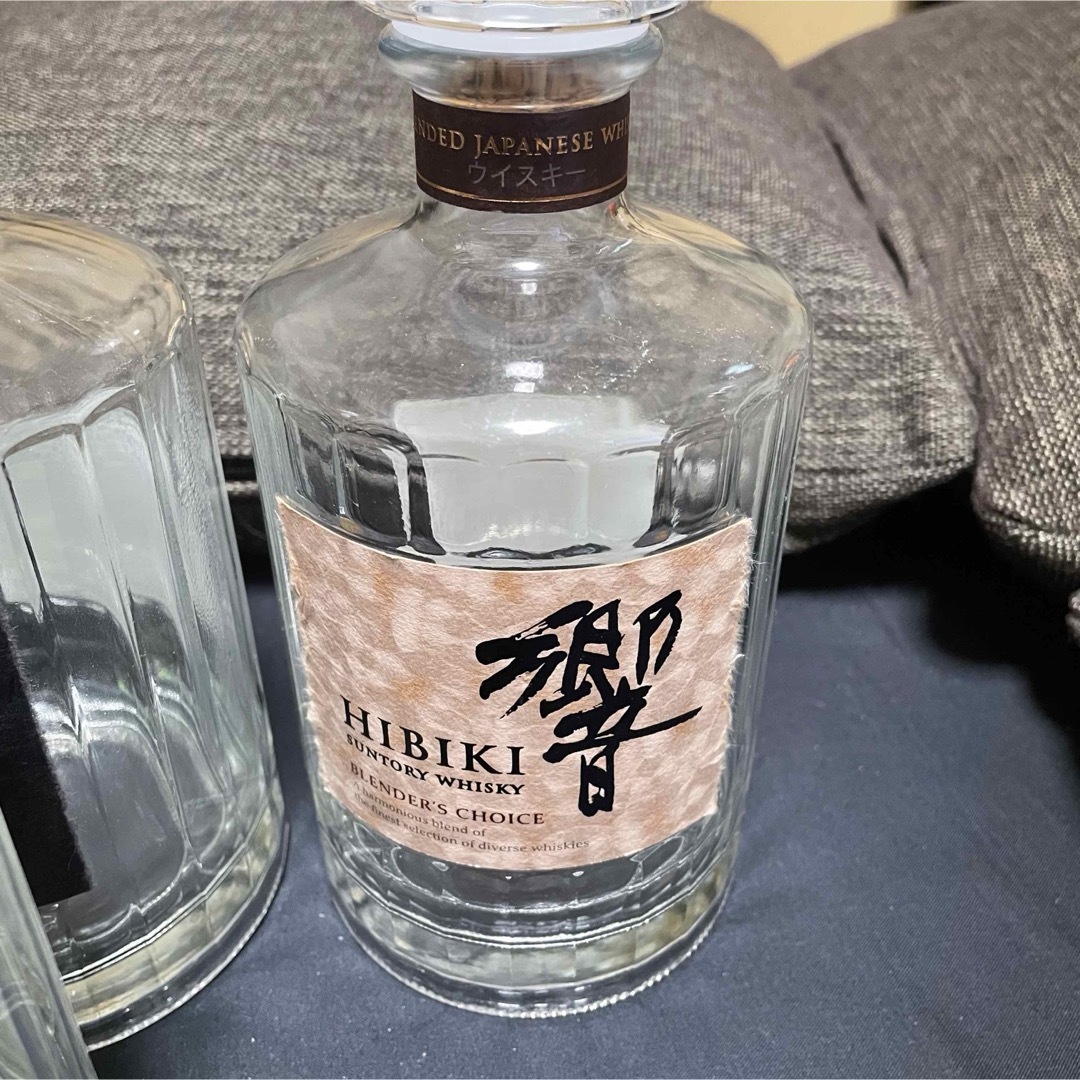 サントリー 響21年 空瓶 未洗浄 6本セット 響21年 空瓶