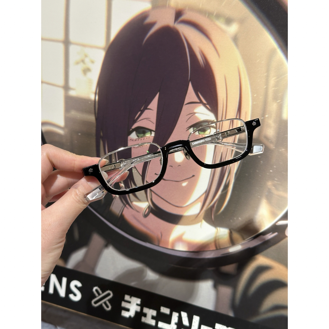 JINS×チェンソーマン 早川アキモデル スクエア 樹脂 MEN 【MRF-25A-208