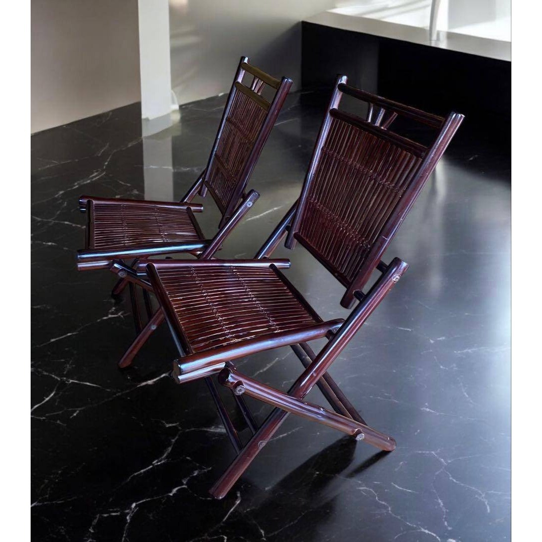 2脚セット☆バンブーチェア 竹製の椅子 和室、洋室、アジアン、どんな