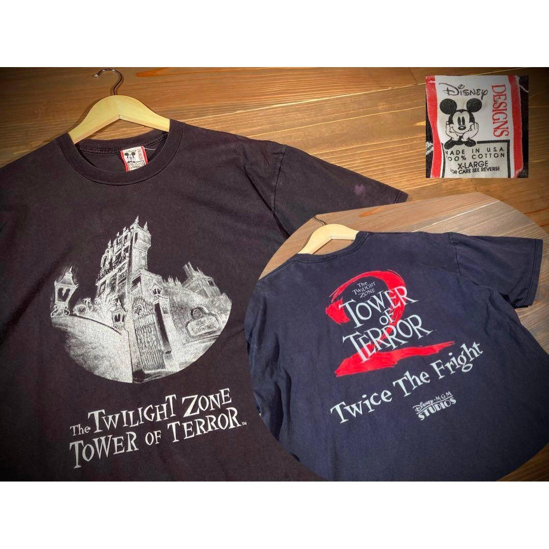 レア USA製 ディズニー タワーオブテラー2 tシャツ ブラック 赤タグ XL