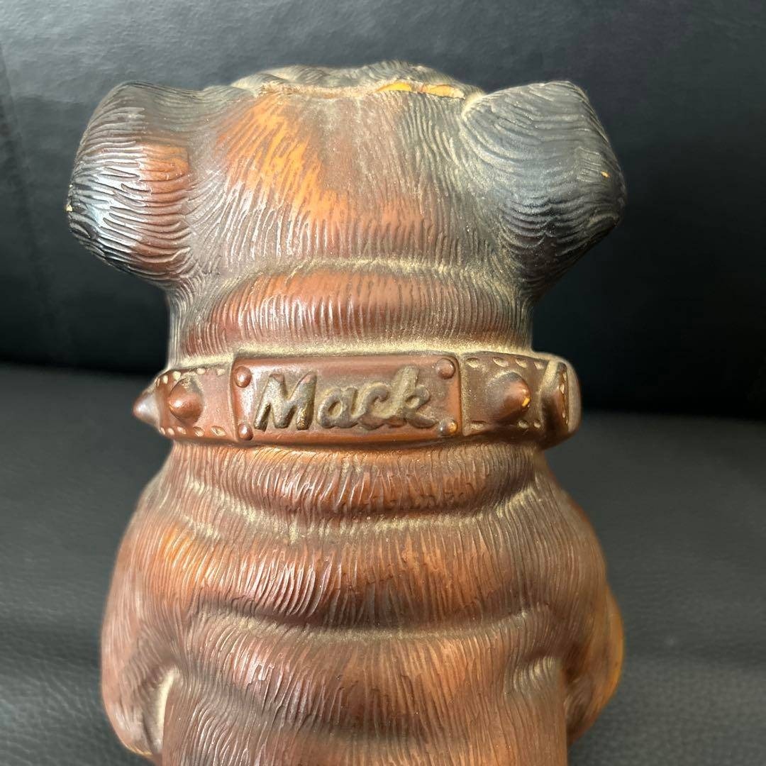 ☆ ビンテージ 1970´s MACK マック トラック ブルドッグ 貯金箱☆ 美術
