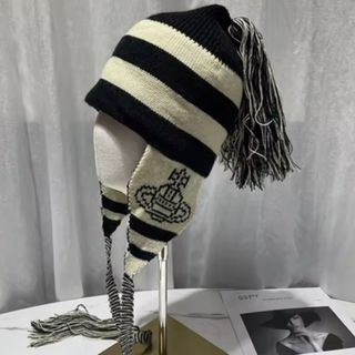 Vivienne Westwood ウール100% ニットビーニー 帽子【中古】 Vivienne