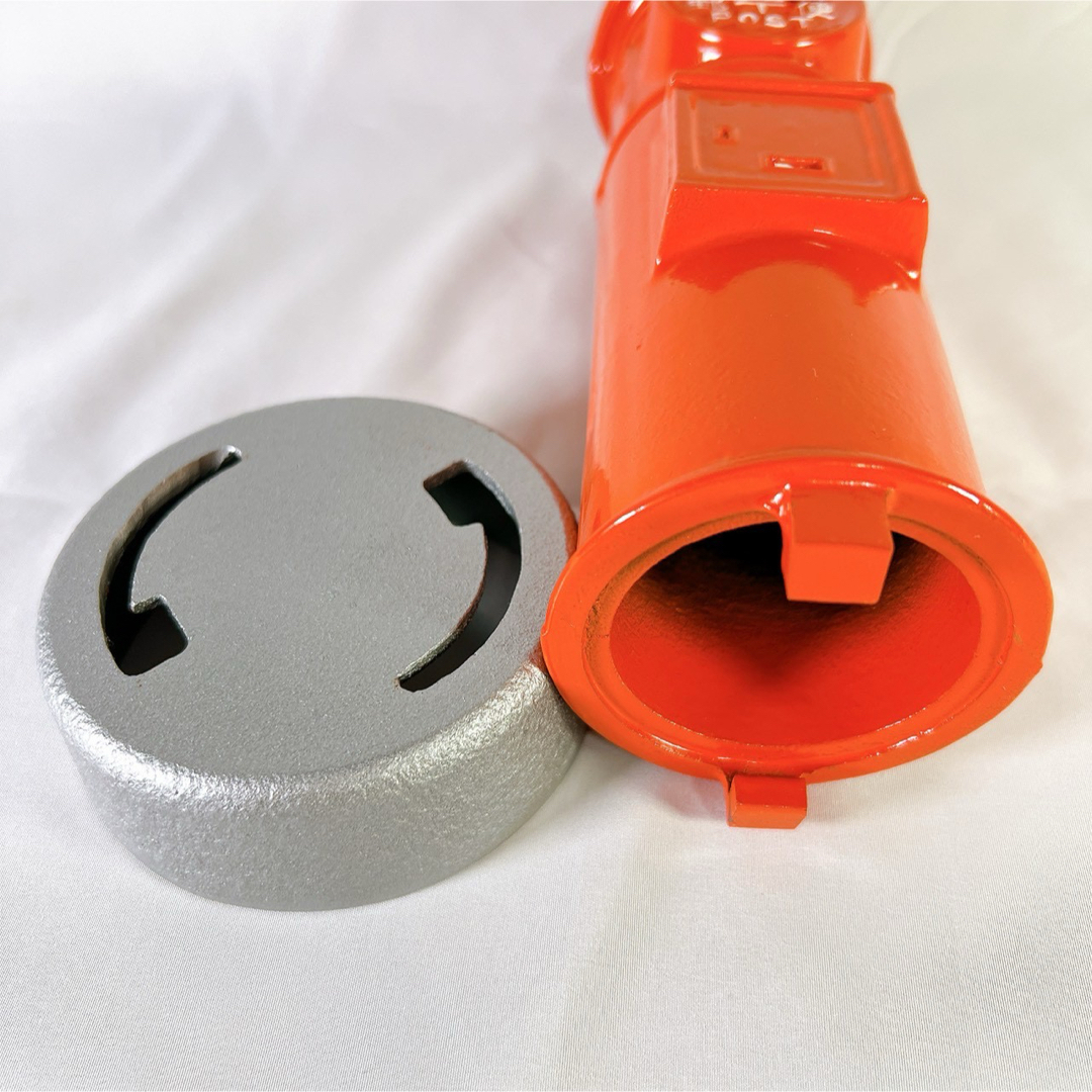 南部鉄器】昭和レトロ貯金箱 郵便ポスト型 岩鋳鋳造所 iwachu