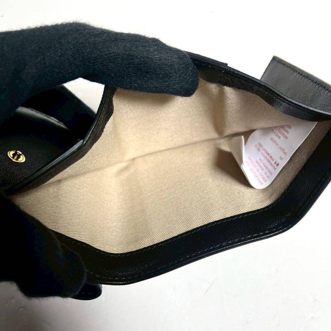 極美品・付属品完備✨】マルニ ミニウォレット 三つ折り レザー