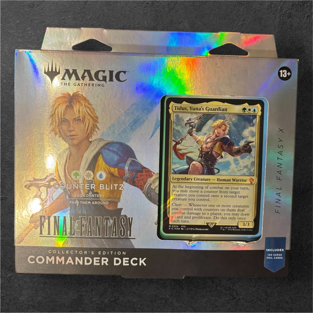 新品 MTG FFコラボ コレクター統率者デッキ ティーダ 英語版