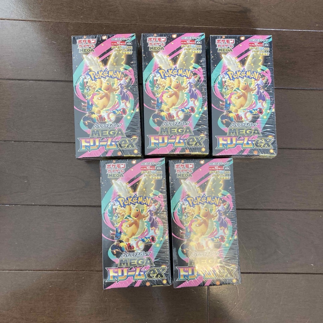 ポケカ MEGAドリームex シュリンク付 5BOX ポケモンカードゲーム MEGA