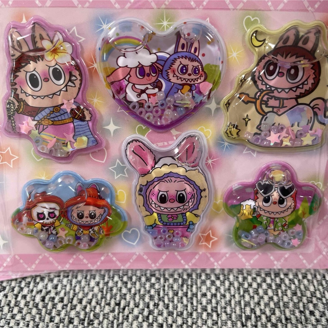 ラブブ ウォーターシール 水シール ステッカー 3枚セットの通販 by