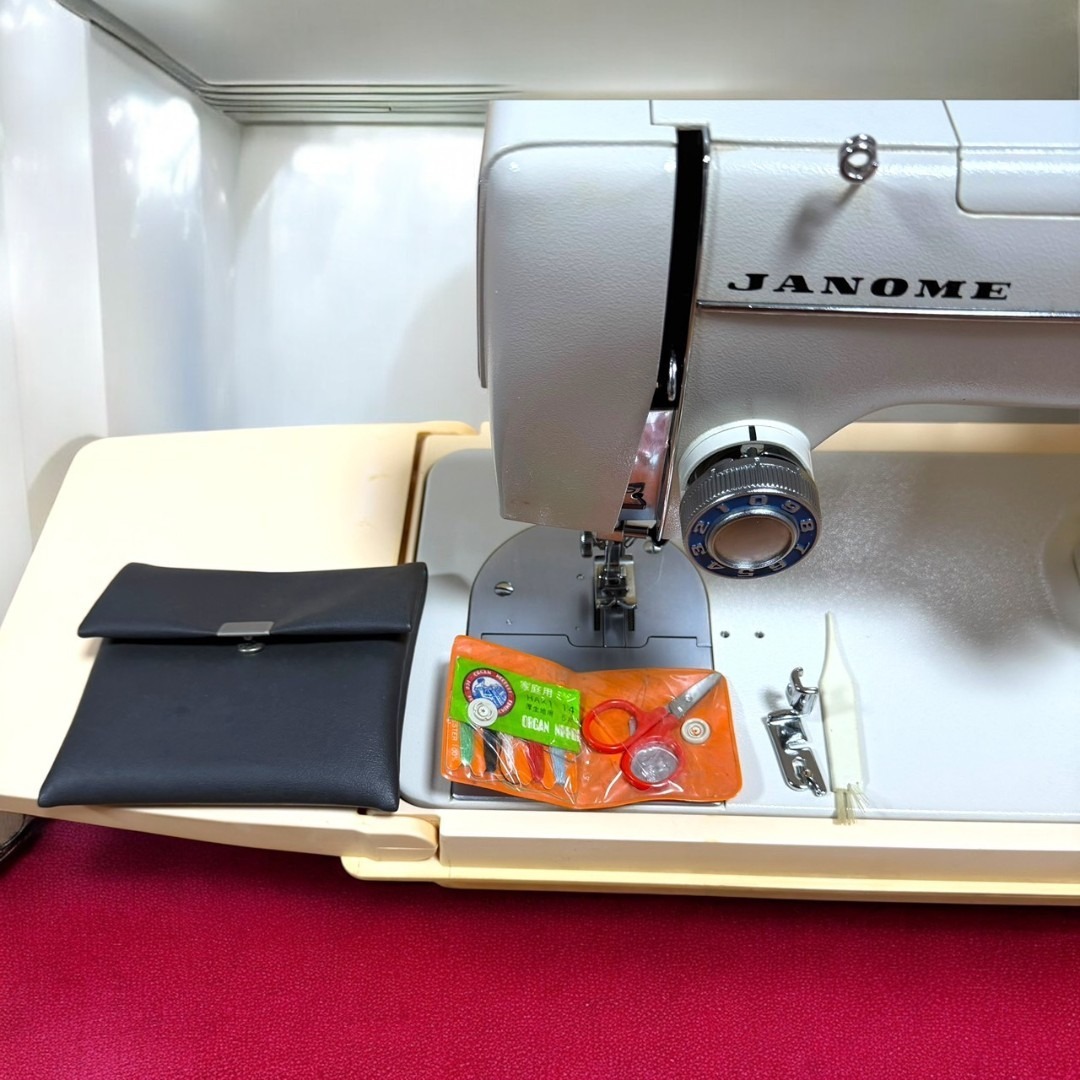 JANOME - ☆ ジャノメ トピア 801型 ミシン フットペダル付き レトロ