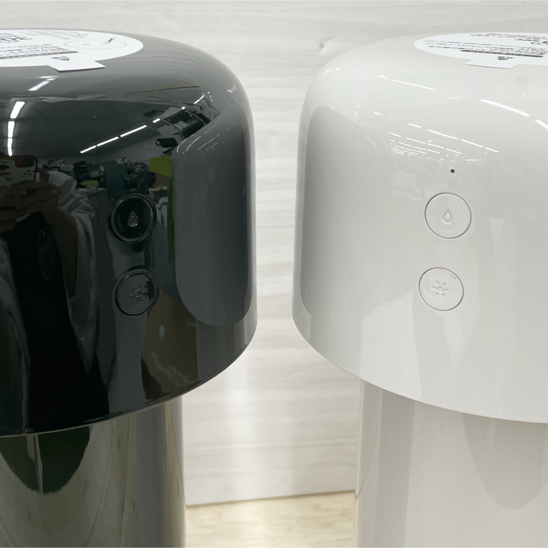 LUMENA - LUMENA コードレスデスク加湿器 2個入り ホワイト グリーンの