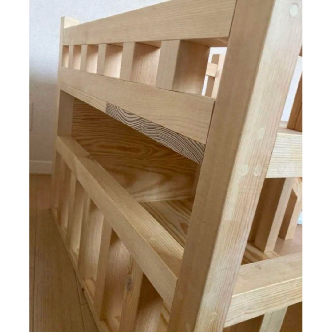 職人手作り】木製2階建て犬用ハウス スロープ付き・無垢材・おしゃれ