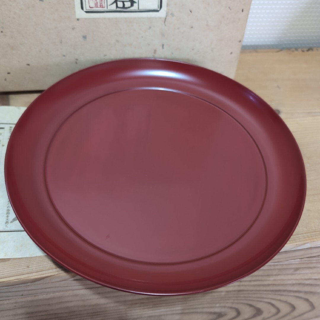 浄法寺塗 椿皿 大皿