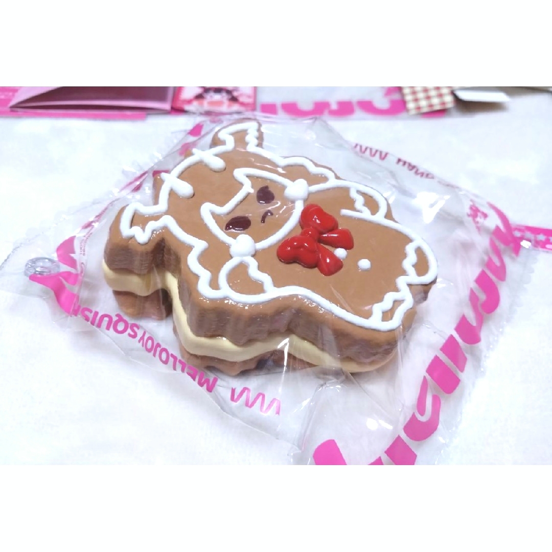 mellojoy メロジョイ クリスマス スクイーズ ジンジャーブレッドメロ