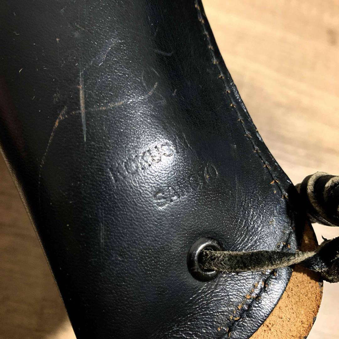 1980年代 国際産業 コクサイ 米軍 US刻印 本革 レザーホルスター 黒