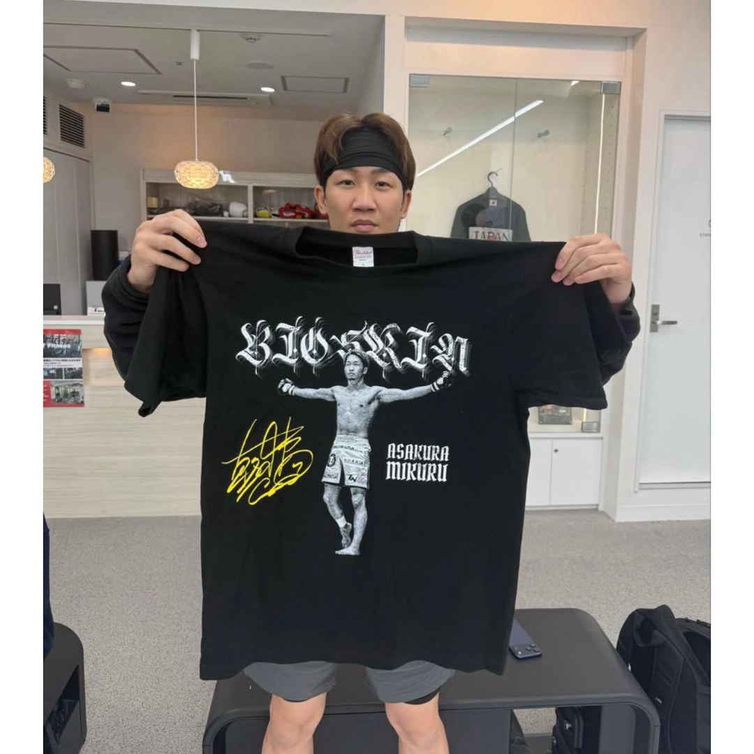 Mサイズ》BIO SKIN LAB. RIZIN 朝倉未来 Tシャツ 非売品の通販 by