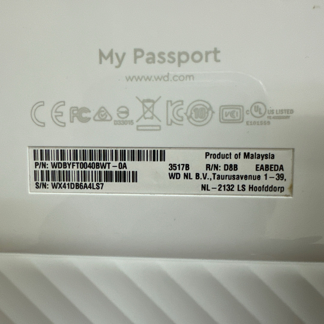 34.PS5テレビ録画windowsPCMac用ポータブルHDD4TB Western Digital