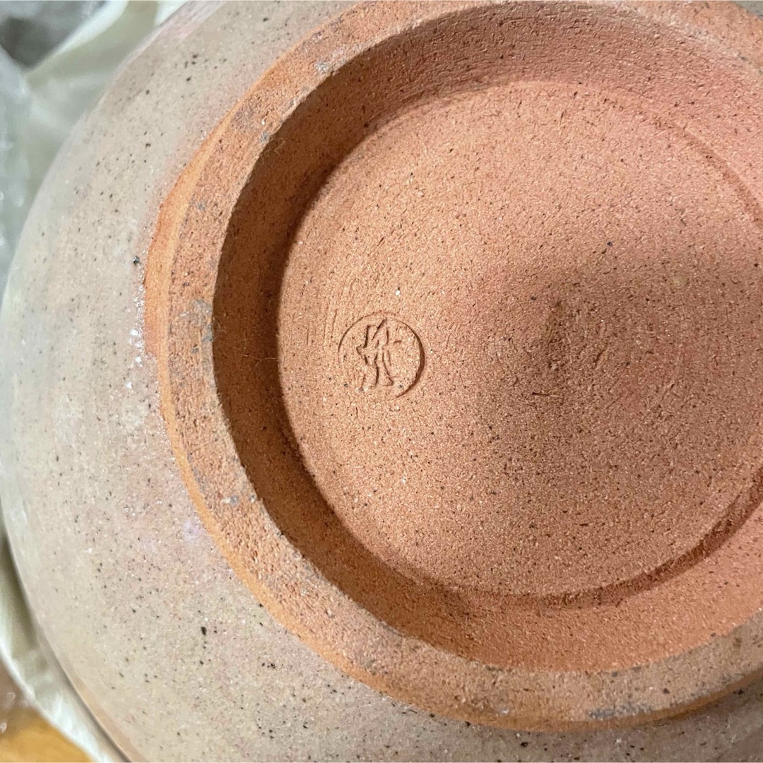 鉄刷毛目 大皿 新品