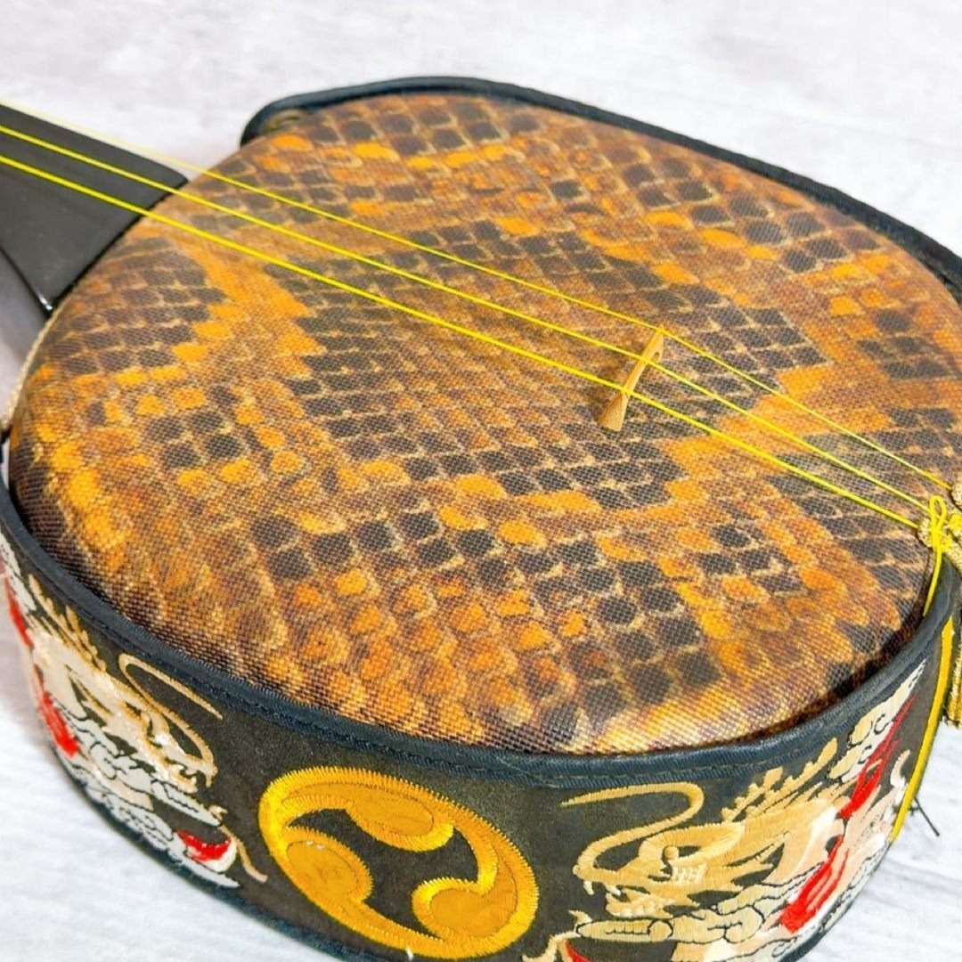 沖縄三線 蛇皮 合皮 初心者 入門者 人口革 人口皮