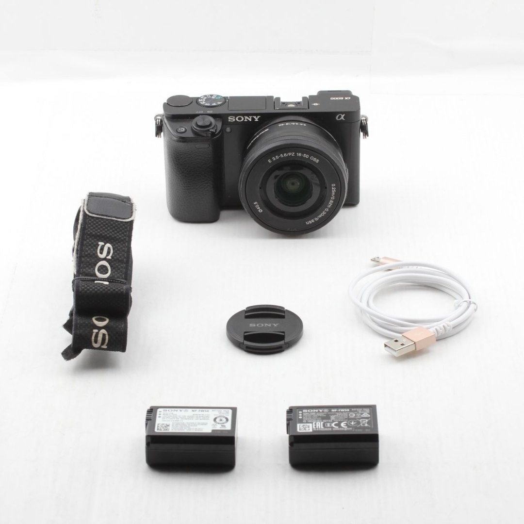 SONY ソニー α6000 パワーズームレンズキット ILCE-6000L B