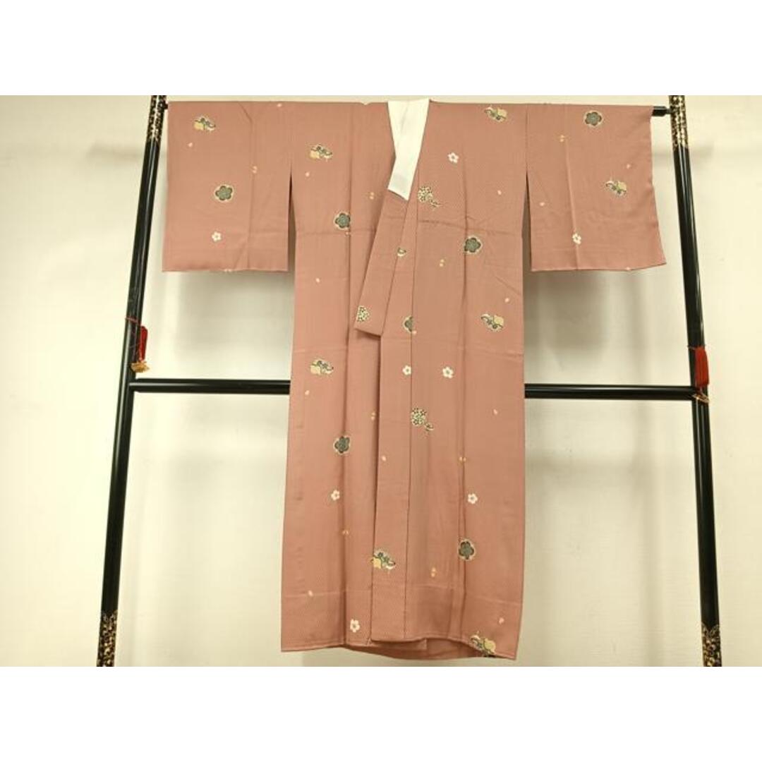 京友禅 金駒刺繍 トールサイズ 金彩 唐花 訪問着 袷 黒 グレー 白 1387