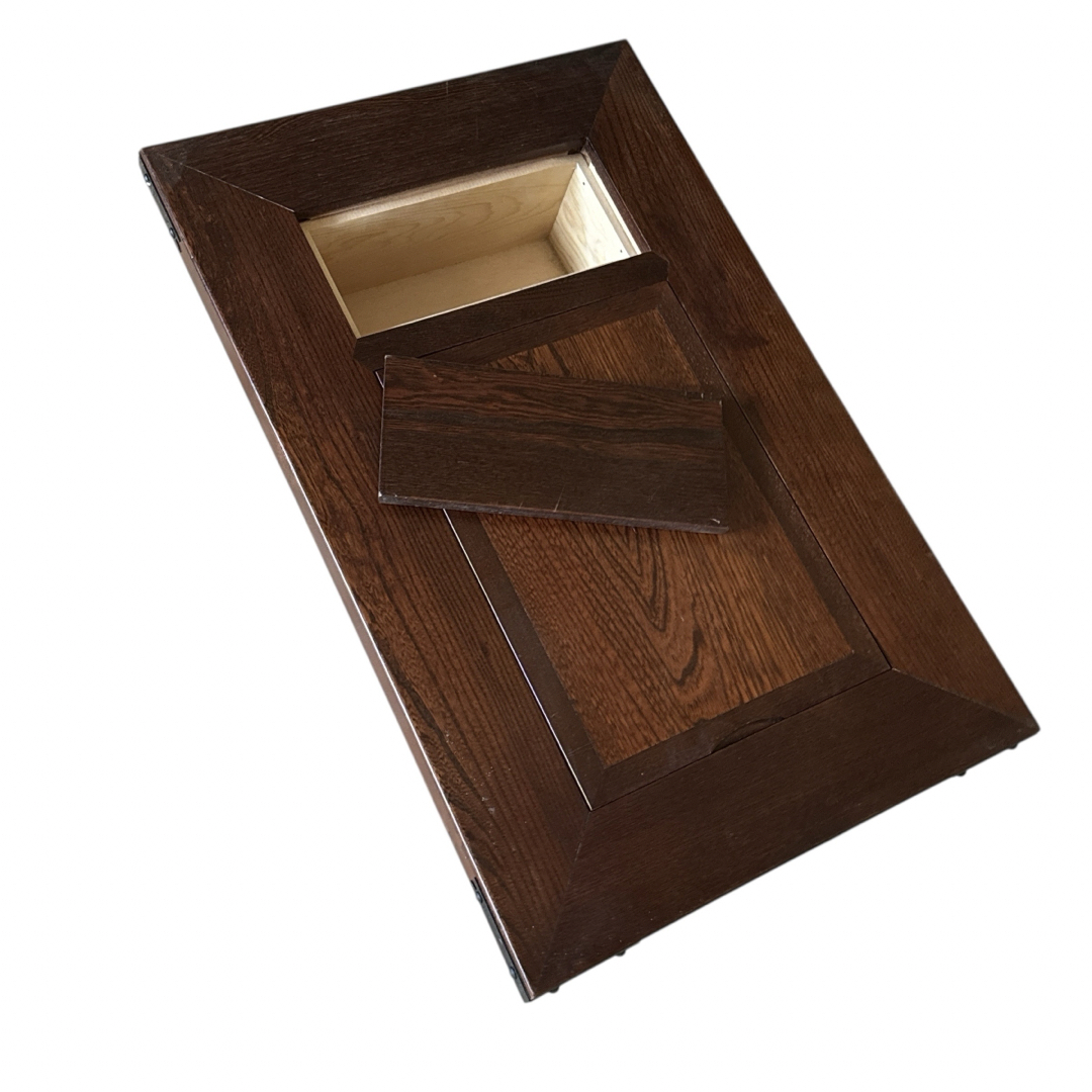 ロダン 中古 国産民芸家具 四隅の金具 火鉢囲炉裏、関西火鉢、木製