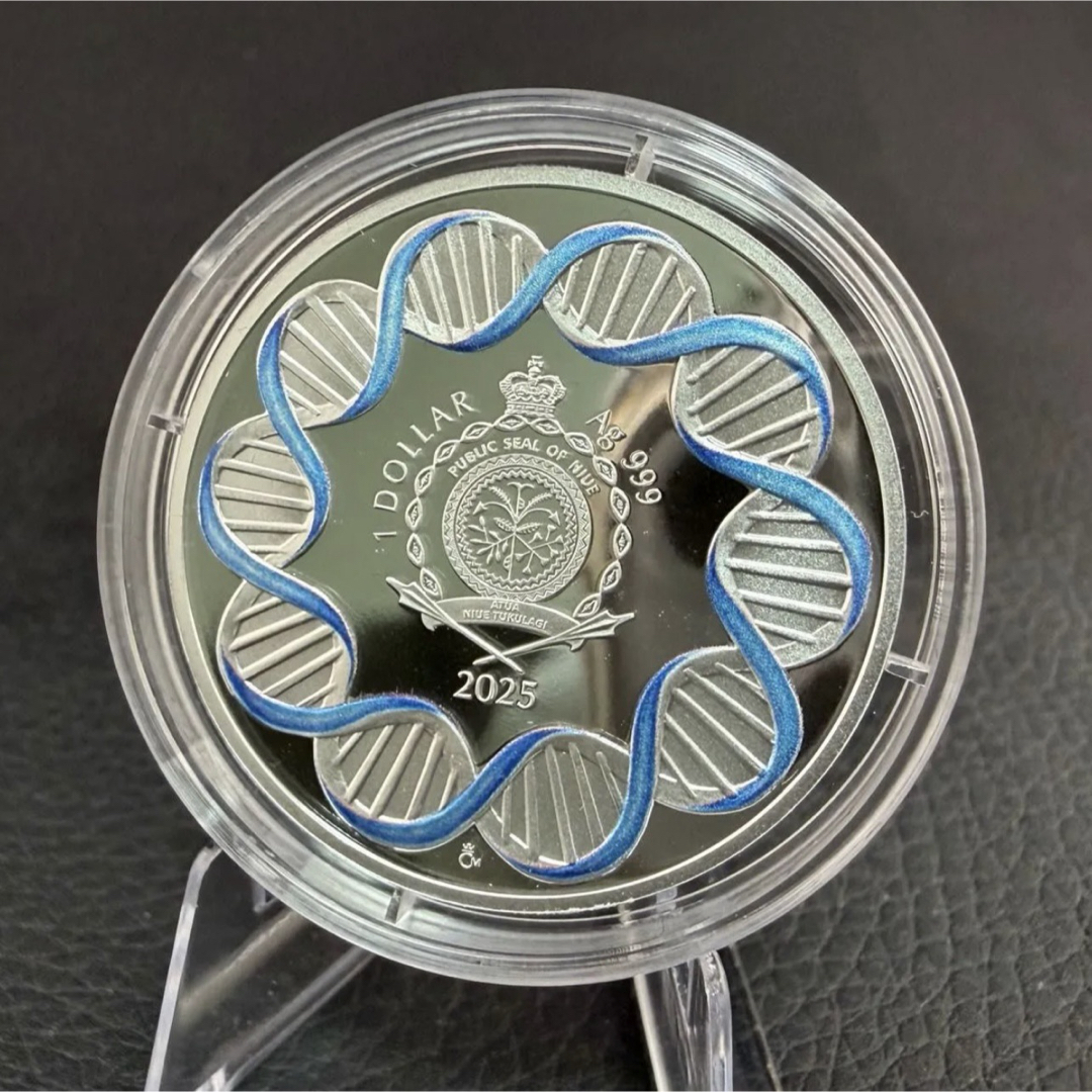 銀貨 プルーフ カラー 純銀 人体の仕組み 腎臓 1オンス 1oz COA 美術品