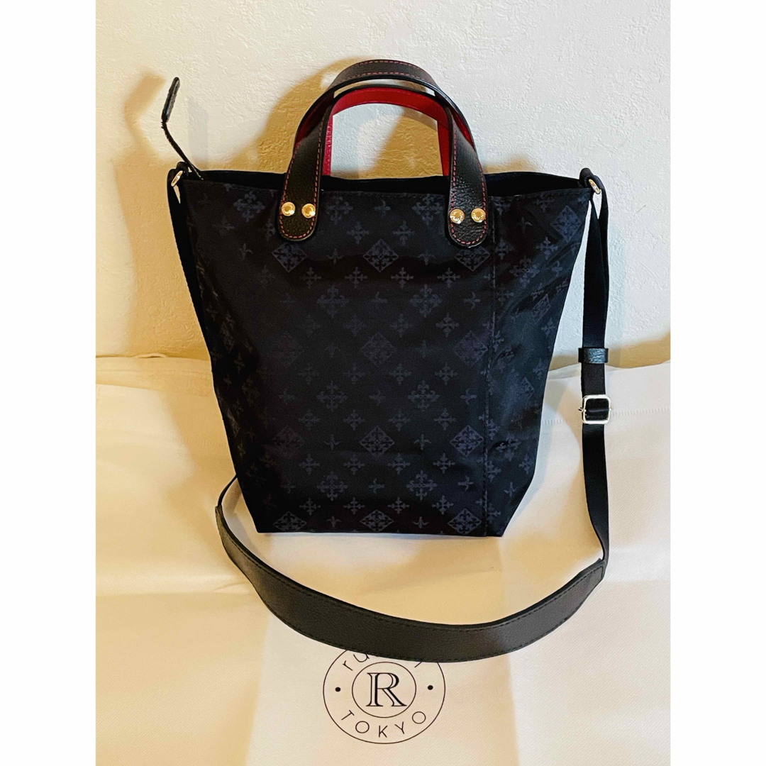 russet JALオリジナル 2way ダブルフェイスショルダーバッグ 美品