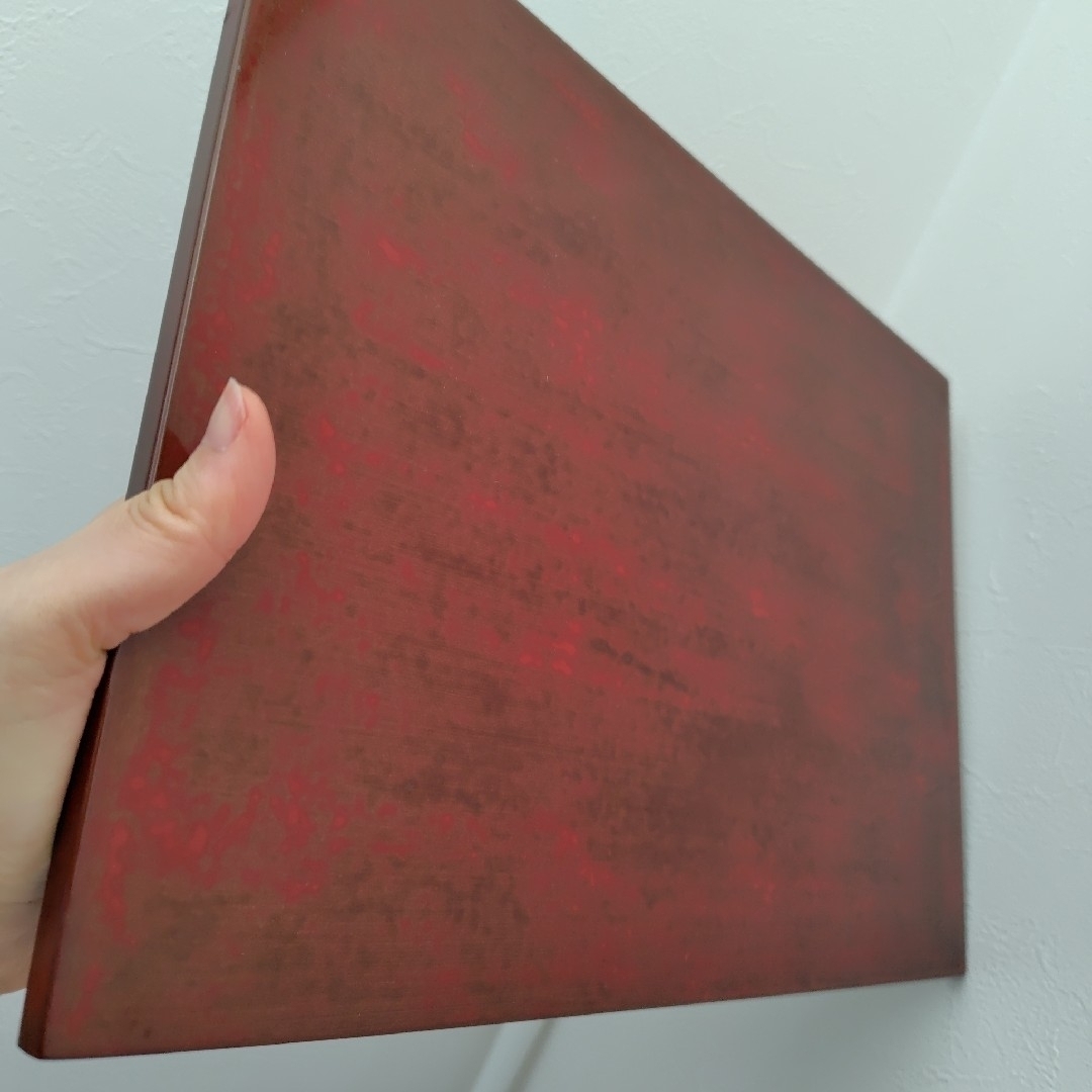 静岡県無形文化財 金剛石目塗 漆器 鳥羽硬忍 折敷 長角皿