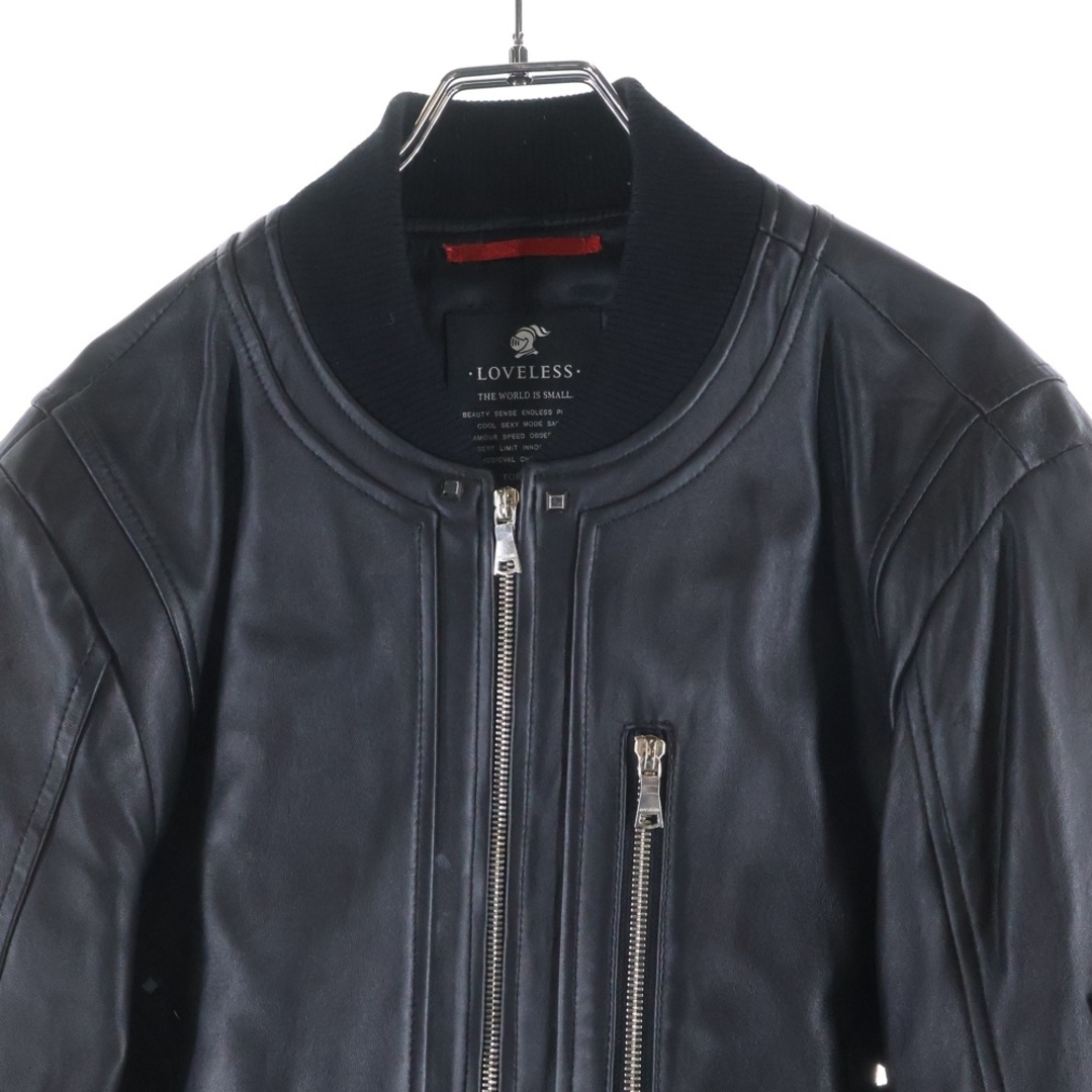 LOVELESS - LOVELESS ラブレス ラムレザージップアップジャケット