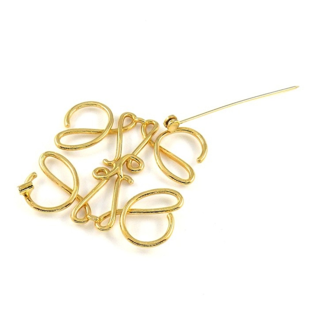 LOEWE - ロエベ LOEWE ブローチ アナグラム ゴールド 111.25.020 真鍮