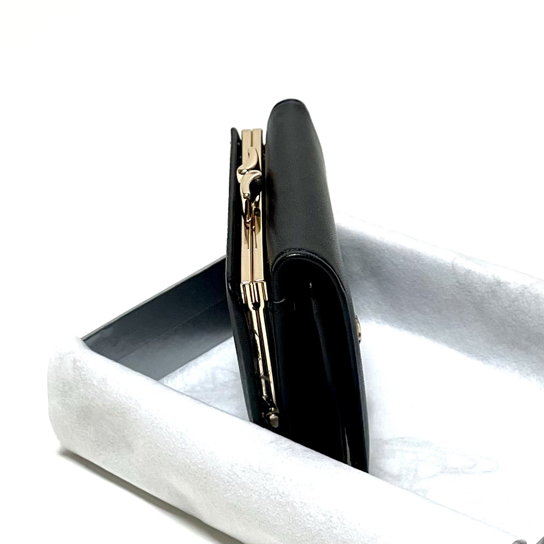 Vivienne Westwood - Vivienne Westwood 三つ折り財布 ブラック