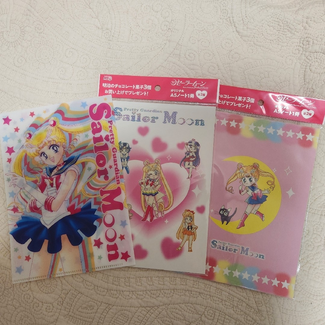 セーラームーン - セーラームーン 明治 オリジナルA5ノート クリア