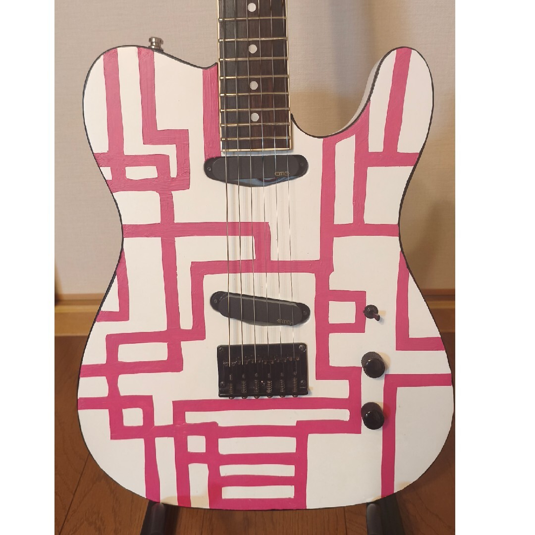 Fernandes - FERNANDES TEJ-改 with EMG-SA 布袋寅泰 ピンクラインの