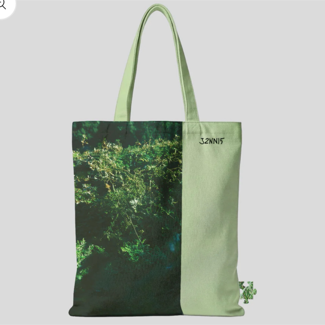BLACKPINK - JENNIE 写真展 トートバッグ グリーン ジェニ BLACKPINKの