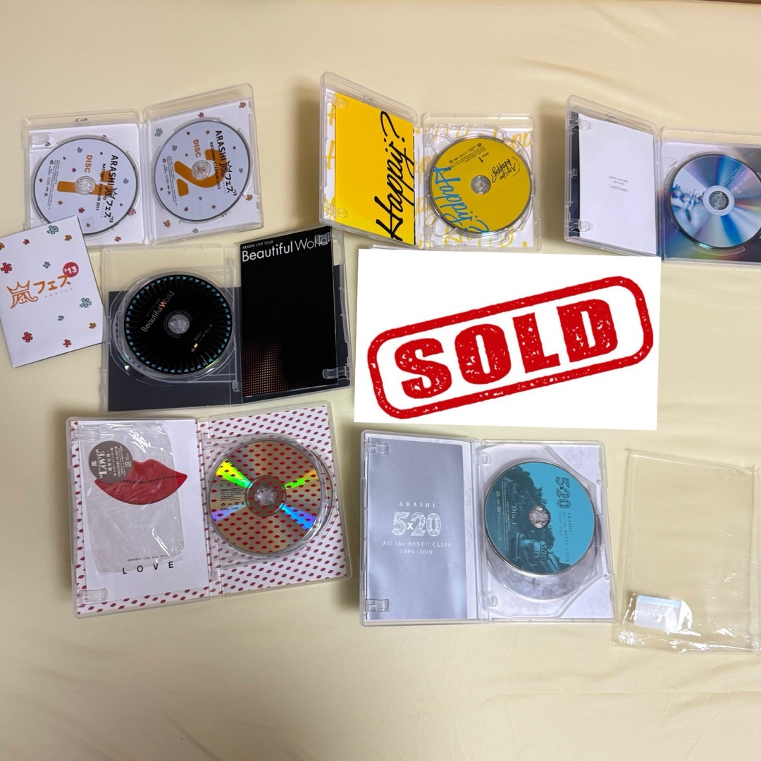 嵐 - 嵐 ARASHI LIVE DVD Blu-ray セット まとめ売り 7点の通販 by