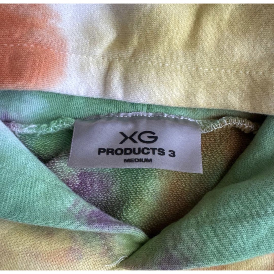 XG タイダイクロップドフーディーパーカーの通販 by pino's shop｜ラクマ