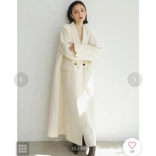 ENFOLD - 富岡佳子着 エンフォルド コクーンコートの通販 by happy